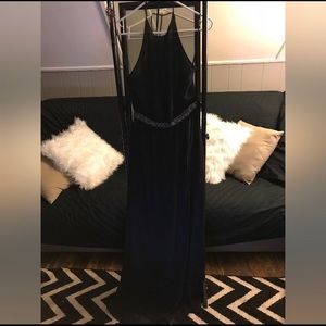 Black backless Zara dress